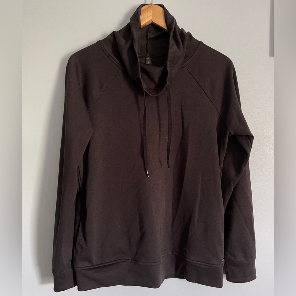 ☘️ W/M Gaiam Cowl Neck Yoga Cooldown Sweatshirt